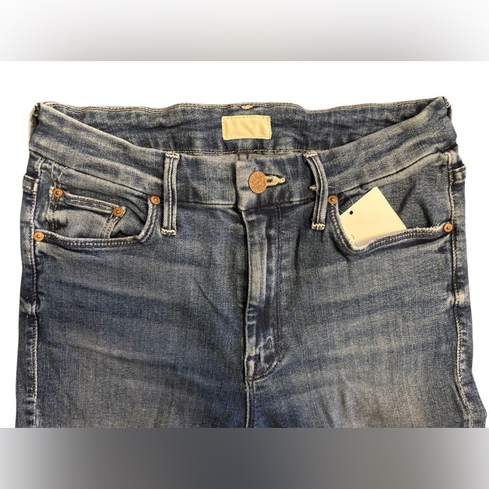 MOTHER The Looker Blue Skinny Jeans - Picture 9 of 14